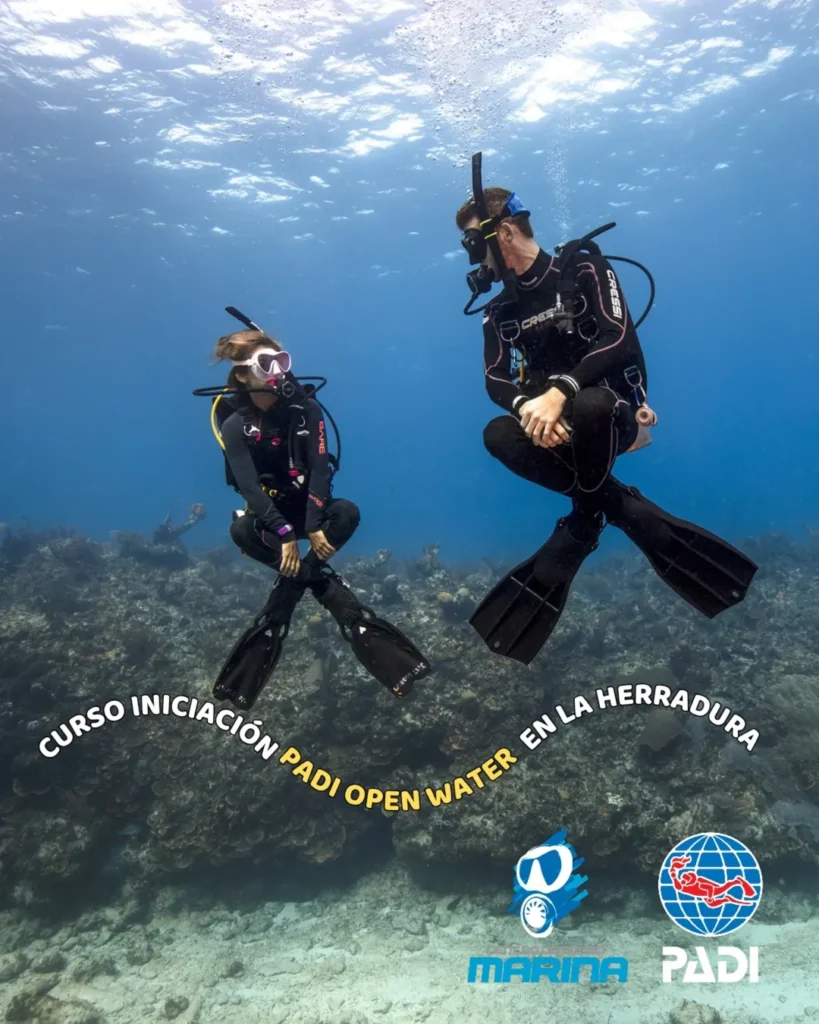 Curso PADI Open Water Diver en La Herradura